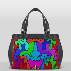 Colorful Design Oversize Office Handbag by gasi