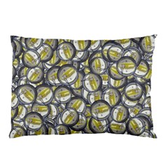 Gong Instrument Motif Pattern Pillow Case by dflcprintsclothing