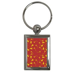 Background Pattern Texture Design Key Chain (rectangle) by Ravend