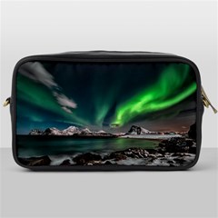 Aurora Borealis Photo Toiletries Bag (one Side) by danenraven