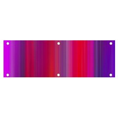 Multicolored Abstract Linear Print Banner And Sign 6  X 2  by dflcprintsclothing