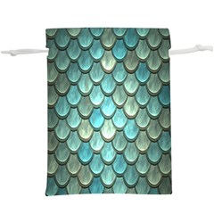 Scales Backdrop Texture Lightweight Drawstring Pouch (xl)