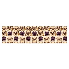 Pugs Oblong Satin Scarf (16  X 60 ) by Sparkle