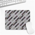 Pale Multicolored Stripes Pattern Small Mousepad Front