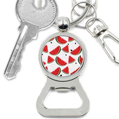 Watermelon Seamless Pattern Bottle Opener Key Chain by Jancukart