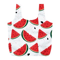 Watermelon Seamless Pattern Full Print Recycle Bag (l) by Jancukart