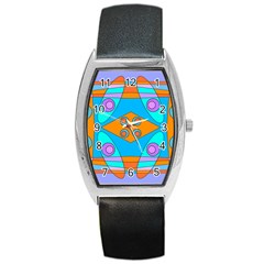 Bohemian Chintz Y Barrel Style Metal Watch by Mazipoodles