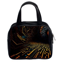 Data Technology Coding Pattern Classic Handbag (two Sides) by Jancukart