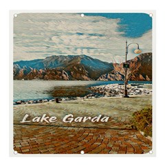 Calm Day On Lake Garda Banner And Sign 4  X 4  by ConteMonfrey