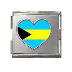 Bahamas Mega Link Heart Italian Charm (18mm) by tony4urban