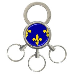 Ile De France Flag 3-ring Key Chain by tony4urban