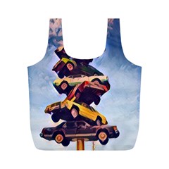 Berwyn Car Kebob Full Print Recycle Bag (m) by StarvingArtisan