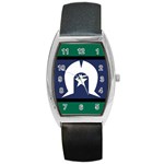 Torres Strait Islander flag on Tonneau Leather Watch