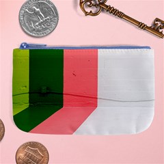 Green Pink Interior Paint Large Coin Purse by artworkshop