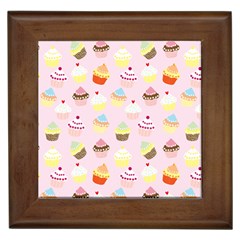 Cupcakes! Framed Tile by fructosebat