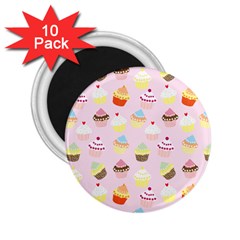 Cupcakes! 2 25  Magnets (10 Pack)  by fructosebat