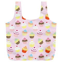 Cupcakes! Full Print Recycle Bag (xxl) by fructosebat