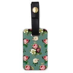 Victorian Floral Luggage Tag (one Side) by fructosebat