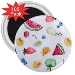 Fruit! 3  Magnets (100 Pack) by fructosebat