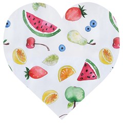 Fruit! Wooden Puzzle Heart by fructosebat