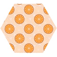 Orange Slices! Wooden Puzzle Hexagon by fructosebat