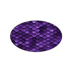 Purple Scales! Sticker (oval) by fructosebat