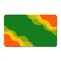 Background Pattern Texture Design Magnet (rectangular) by Ravend