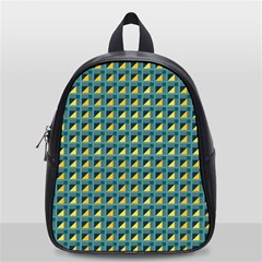 Building Voids Green School Bag (small) by Mazipoodles