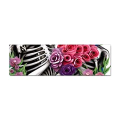 Gothic Floral Skeletons Sticker (bumper) by GardenOfOphir