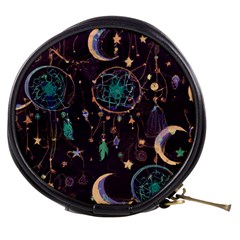 Bohemian  Stars, Moons, And Dreamcatchers Mini Makeup Bag