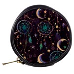 Bohemian  stars, moons, and dreamcatchers Mini Makeup Bag Back