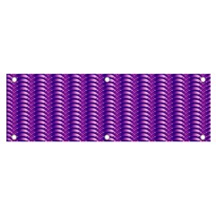 Purple Textile Vibrant Decor 3d Banner And Sign 6  X 2  by Ravend