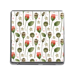 Poppies Red Poppies Red Flowers Memory Card Reader (square 5 Slot) by Ravend