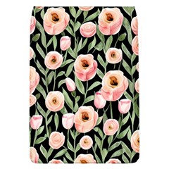 Captivating Watercolor Flowers Removable Flap Cover (l)