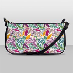 Leaves Colorful Leaves Seamless Design Leaf Shoulder Clutch Bag by Ravend