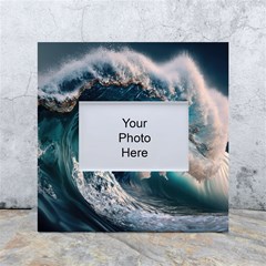 Tsunami Waves Ocean Sea Water Rough Seas 5 White Box Photo Frame 4  X 6 