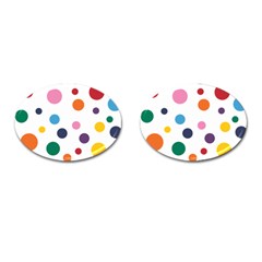 Polka Dot Cufflinks (oval) by 8989