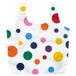 Polka Dot Full Print Recycle Bag (XXXL) Front