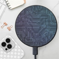 Circuit Board Circuits Mother Board Computer Chip Wireless Fast Charger(black) by Ravend