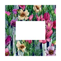 Big And Bright Watercolor Flowers White Box Photo Frame 4  X 6  by GardenOfOphir