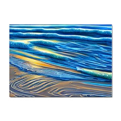 Waves Crashing On The Shore Sticker A4 (10 Pack) by GardenOfOphir