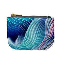 Ocean Waves Pastel Mini Coin Purse