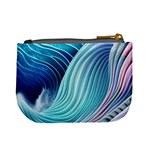 Ocean Waves Pastel Mini Coin Purse Back