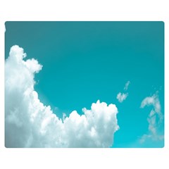 Clouds Hd Wallpaper Premium Plush Fleece Blanket (medium) by artworkshop