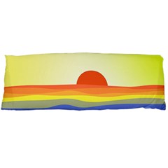 Sunset Nature Sea Ocean Body Pillow Case (dakimakura) by Ravend