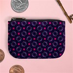 Geometric Pattern Retro Style Background Mini Coin Purse Front