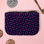 Geometric Pattern Retro Style Background Mini Coin Purse Back