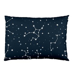 Constellation Stars Art Pattern Design Wallpaper Pillow Case (two Sides) by Ravend