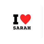 I love sarah One Side Premium Plush Fleece Blanket (Large) 80 x60  Blanket Front