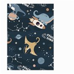 Space Theme Art Pattern Design Wallpaper Large Garden Flag (Two Sides) Front